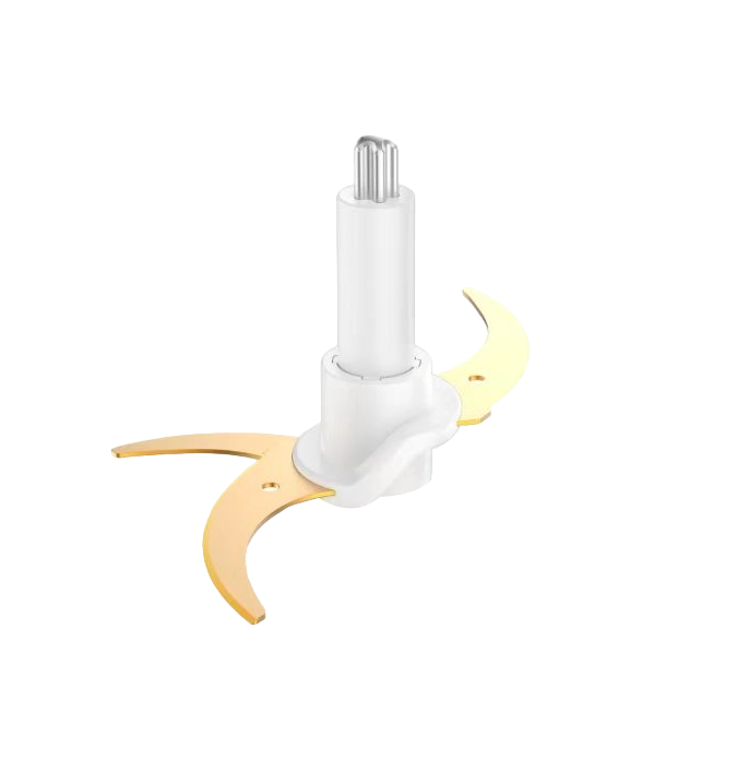 Tritatutto elettrico compatto 600ml 300W con 3 lame in titanio, 2 velocità e ciotola in vetro per cucina - Sogo
