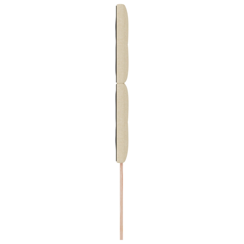Testata LED  Crema 100 cm Tessuto