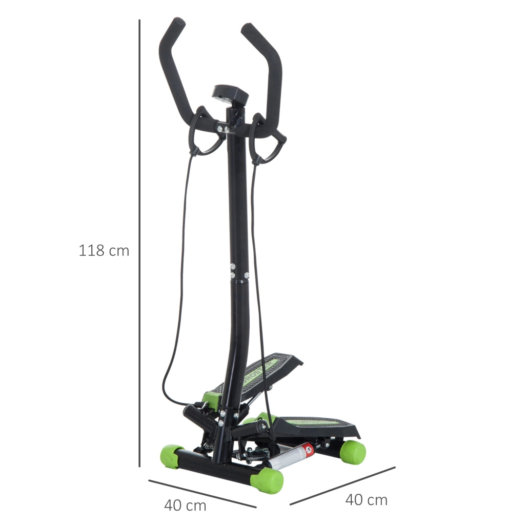 Stepper Fitness con Display LCD ¨C zephmum ¨C Verde e Nero