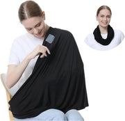Asciugamano e coprimammina per l'allattamento per neonati con tessuto soffice e respirabile - coprimammina per allattamento discreto per mamme in movimento