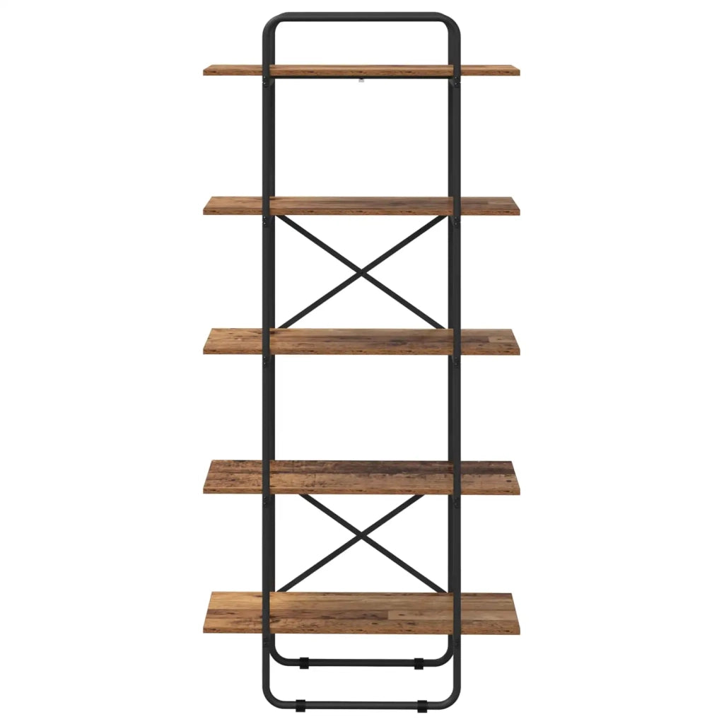 Libreria 5 livelli 80 x 35 x 175,5 cm PB Legno di quercia 8007808