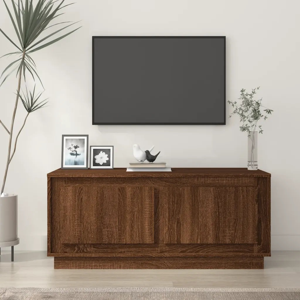 Tavolino Salotto Rovere Marrone 102x50x44 cm Legno Multistrato 819883