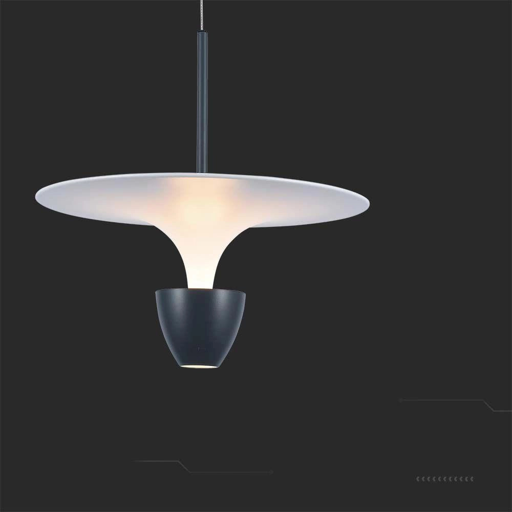 Lampada a sospensione LED 3000K bianco/grigio V-TAC VT-7832