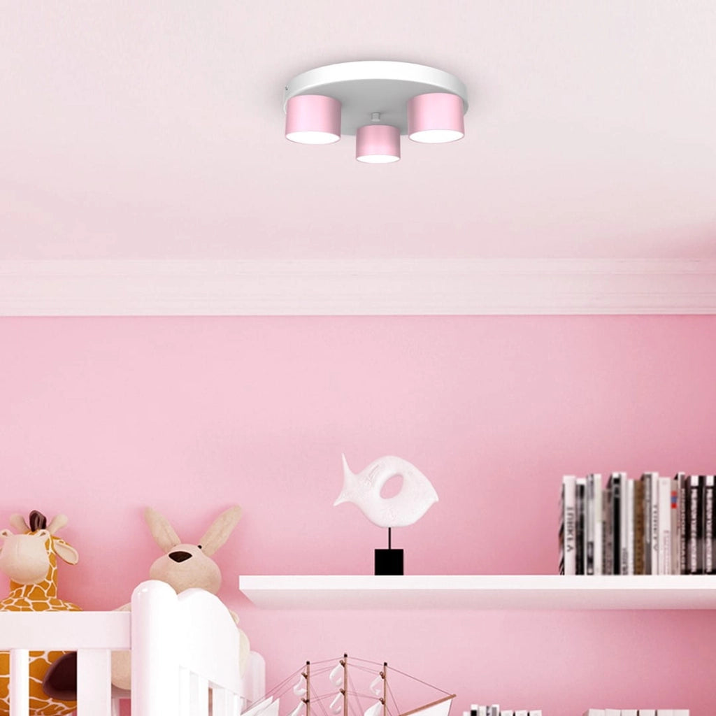 Plafoniera Dixie MLP7556 3x20W GX53 rosa Milagro metallo