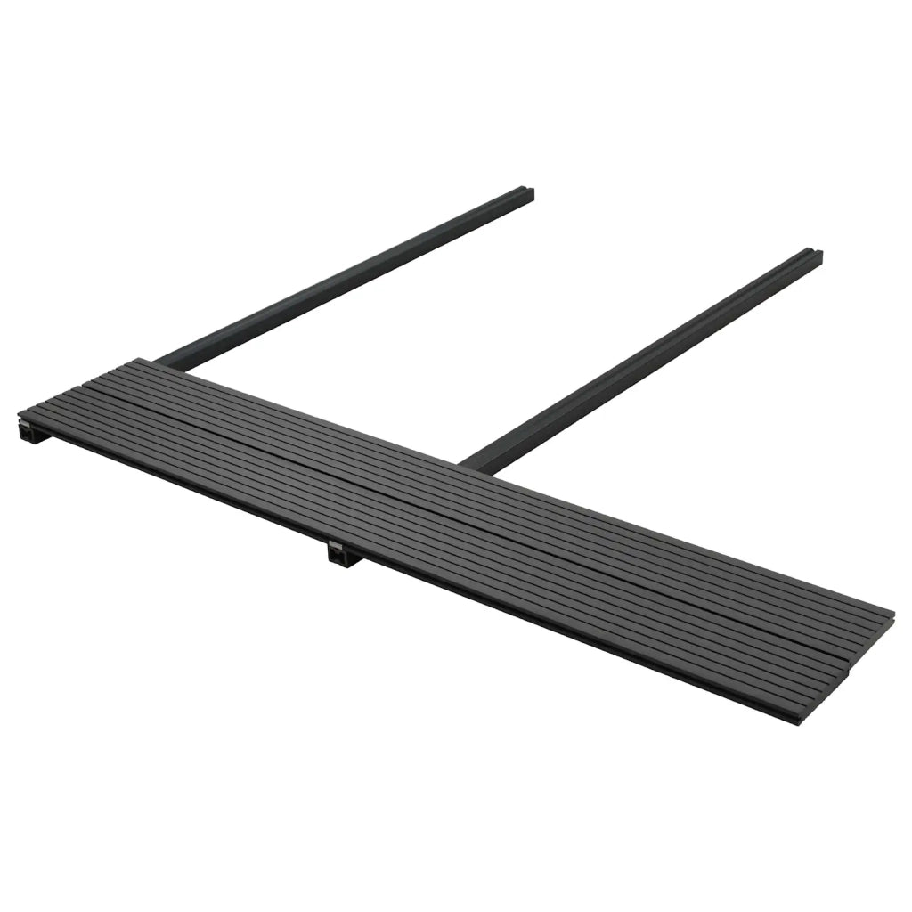 Pavimento da Deck 78 pcs Nero WPC 3444746