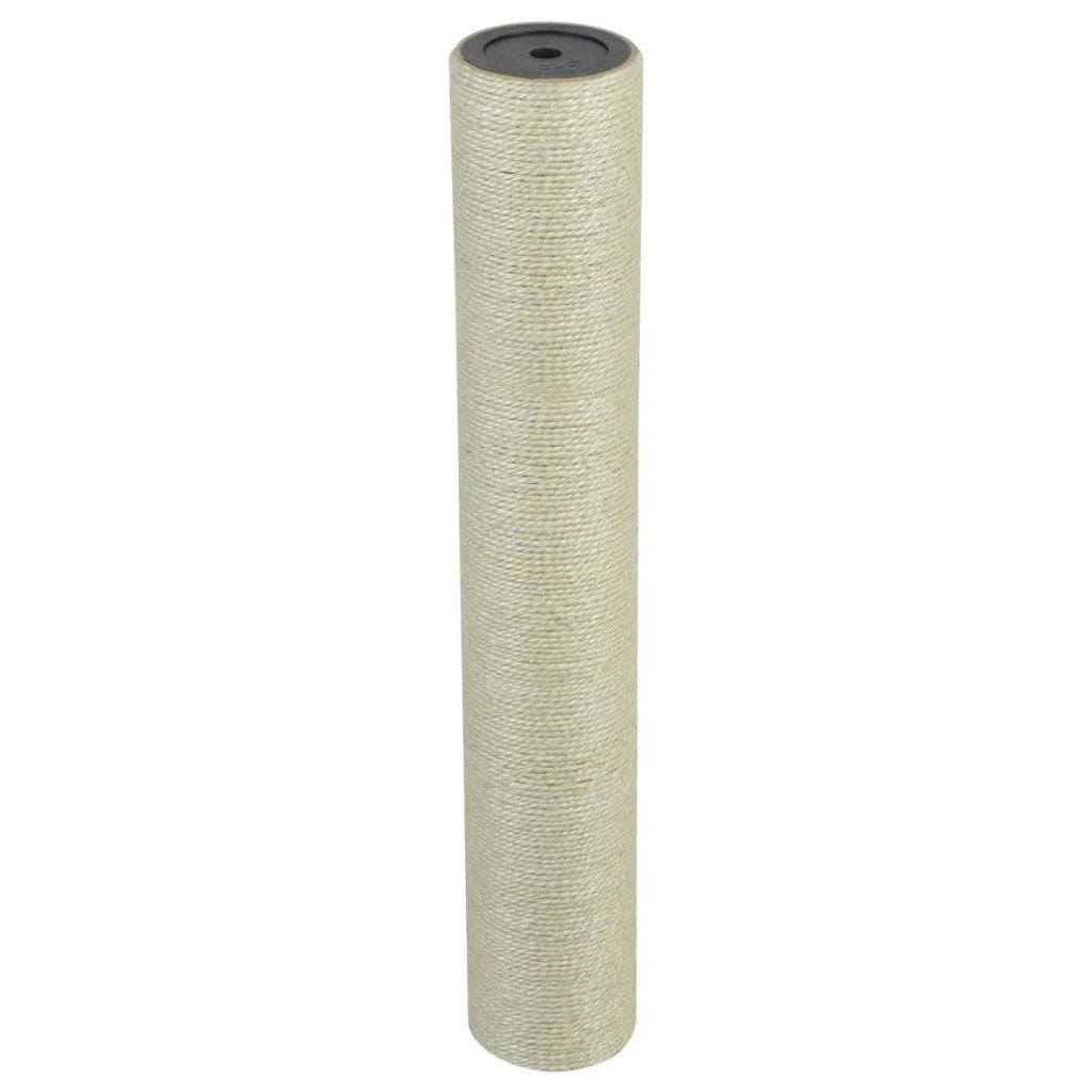 Tiragraffi albero per gatti cuccia per gatti peluche 8 x 50 cm spessore 10 mm beige 3702032