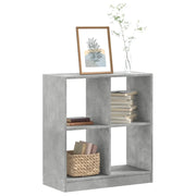 Libreria Grigio Cemento 68,5x32x75 cm in Legno Multistrato 852810