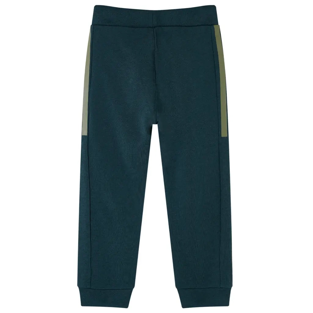 Pantaloni Tuta per Bambini con Coulisse Verde Muschio 92cod mxl 108646