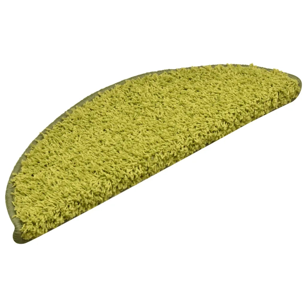 Tappetini per Scale 15 pz Verdi 56x17x3 cm