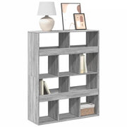 Libreria Grigio Sonoma 100x33x125,5 cm in Legno Multistrato 3309362
