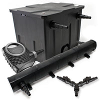 Set per laghetti filtro 12000l chiarificatore UVC 72W pompa NEO8000 70W