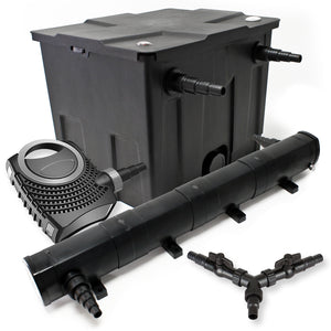 Set per laghetti filtro 12000l chiarificatore UVC 72W pompa NEO8000 70W