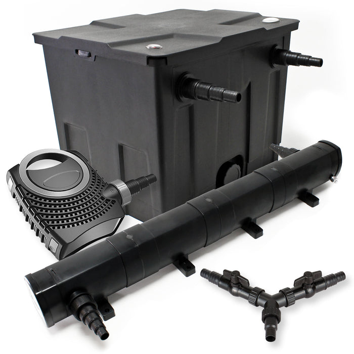 Set per laghetti filtro 12000l chiarificatore UVC 72W pompa NEO8000 70W