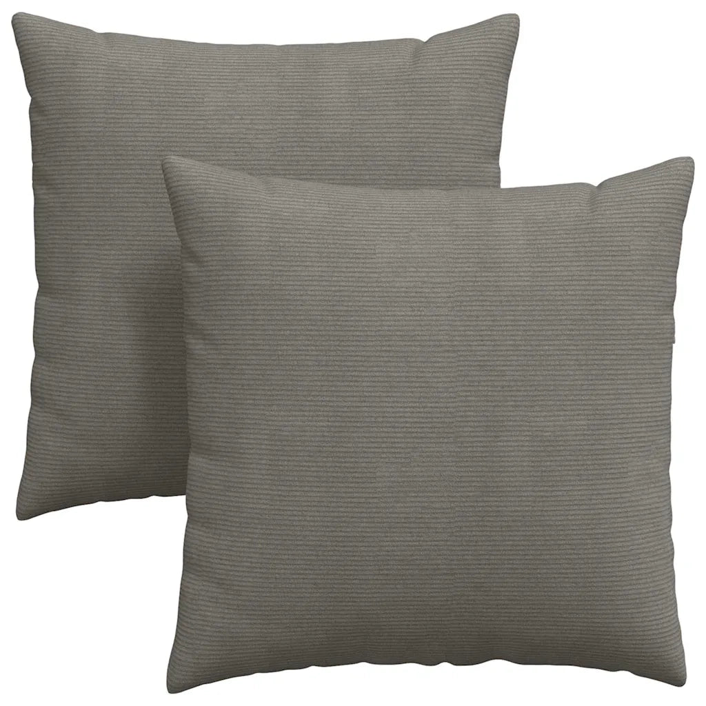 Cuscini da Divano 2 pz | Cuscini per sedie Grigio chiaro 80 x 80 cm