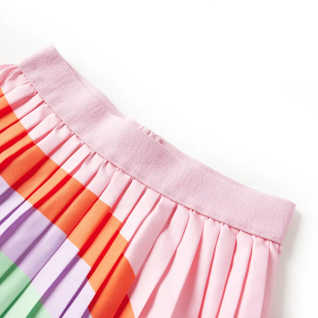 Gonna Plissettata da Bambina Rosa Chiaro 128 CFW2018889