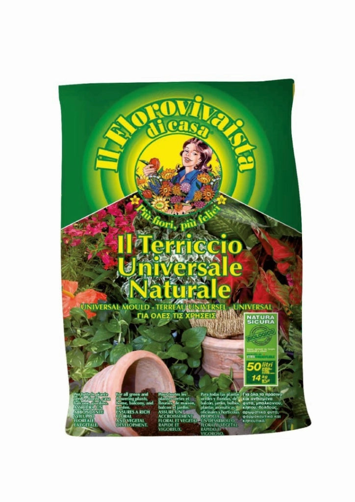 Terriccio Universale Coltivazione Rinvaso Da 45 Litri 5 Sacchi - Euroterriflora