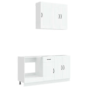 Unità Cucina KALMAR 5 pcs Bianco Legno ingegnerizzato 3438235