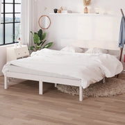 Giroletto-Struttura Letto in Legno Massello 135x190 cm Small Double 624603