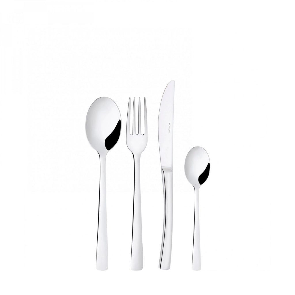 TENDENCE, Posate Set 24 Pz, Scatola Wengè, Casa Bugatti