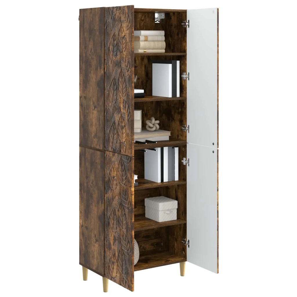 Set di armadi 2 pcs Rovere Fumo Legno ingegnerizzato 3416705