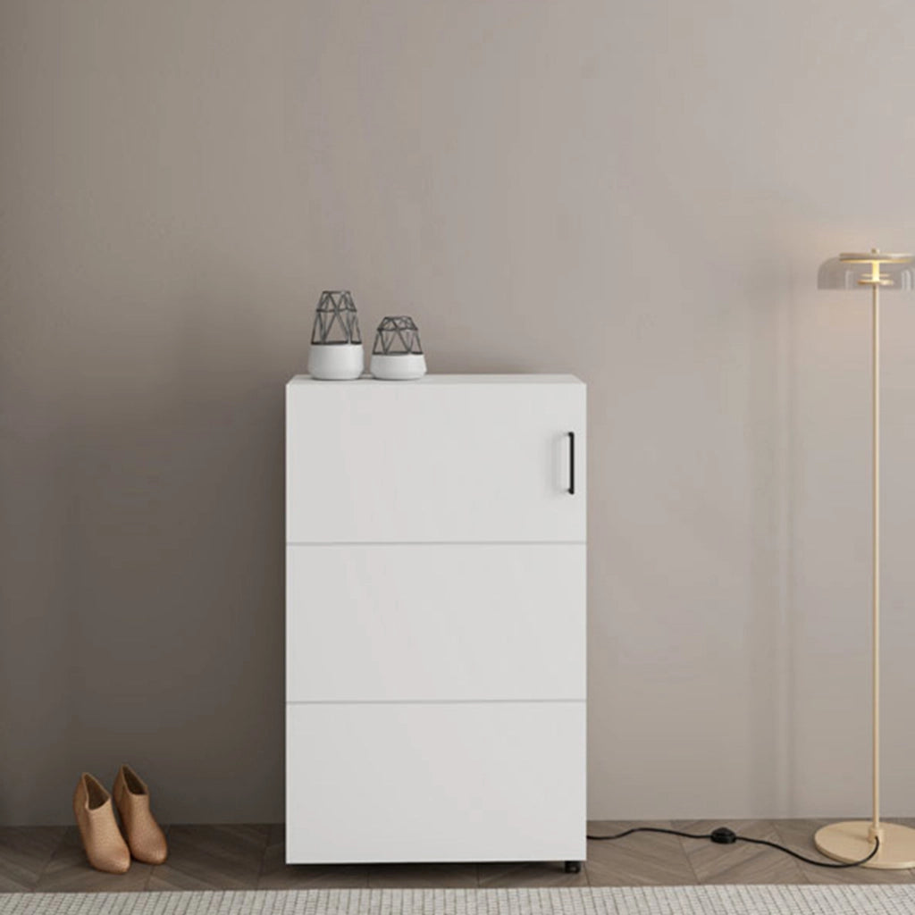 Mobile Portascarpe Porvoo, Scarpiera 6 Ripiani, 68x33x113h cm Bianco Opaco