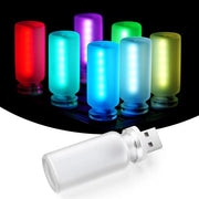 Luce Ambientale Auto USB - Tastabile con 13 Modalità di Colore - Lampada a Vaso di Vetro per Illuminazione di Ambiente Interno (1 Pezzo)