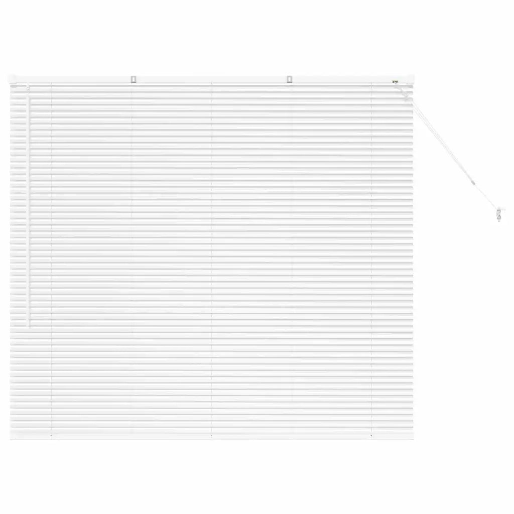 Tendaggi a Veneziana | Tenda a lamelle Bianco 130 x 150 cm Alluminio