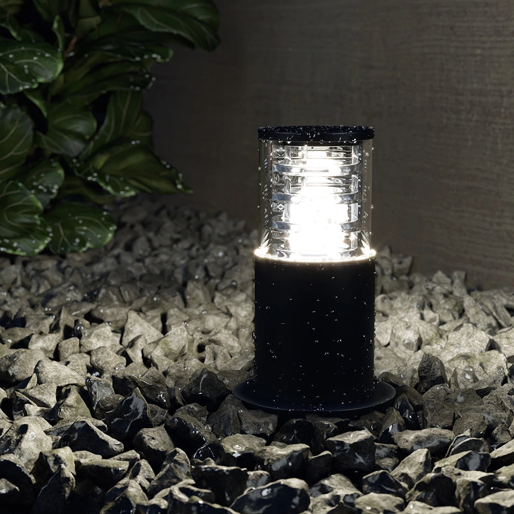 Lampione Per Esterno Moderno In Alluminio Nero 1 Luce E27 60W Ip54