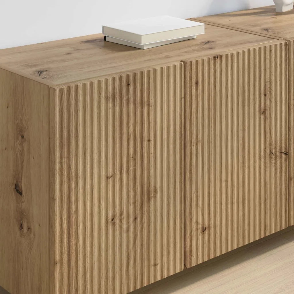 Mobile TV da parete Rovere artigianale 59,5 x 31 x 40 cm 892347
