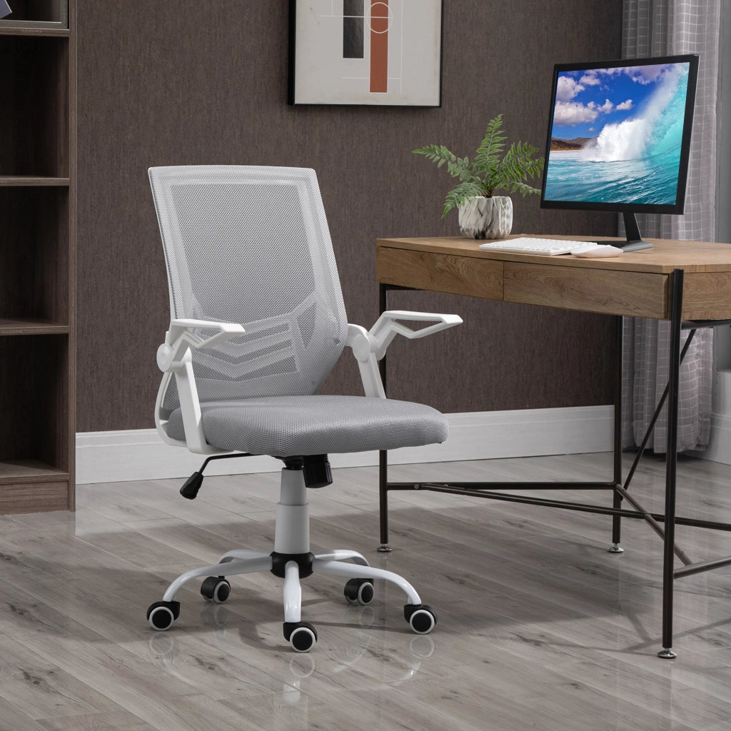 Sedia da Ufficio Ergonomic ¨C zephmum ¨C Grigio 62.5x55x94-104 cm