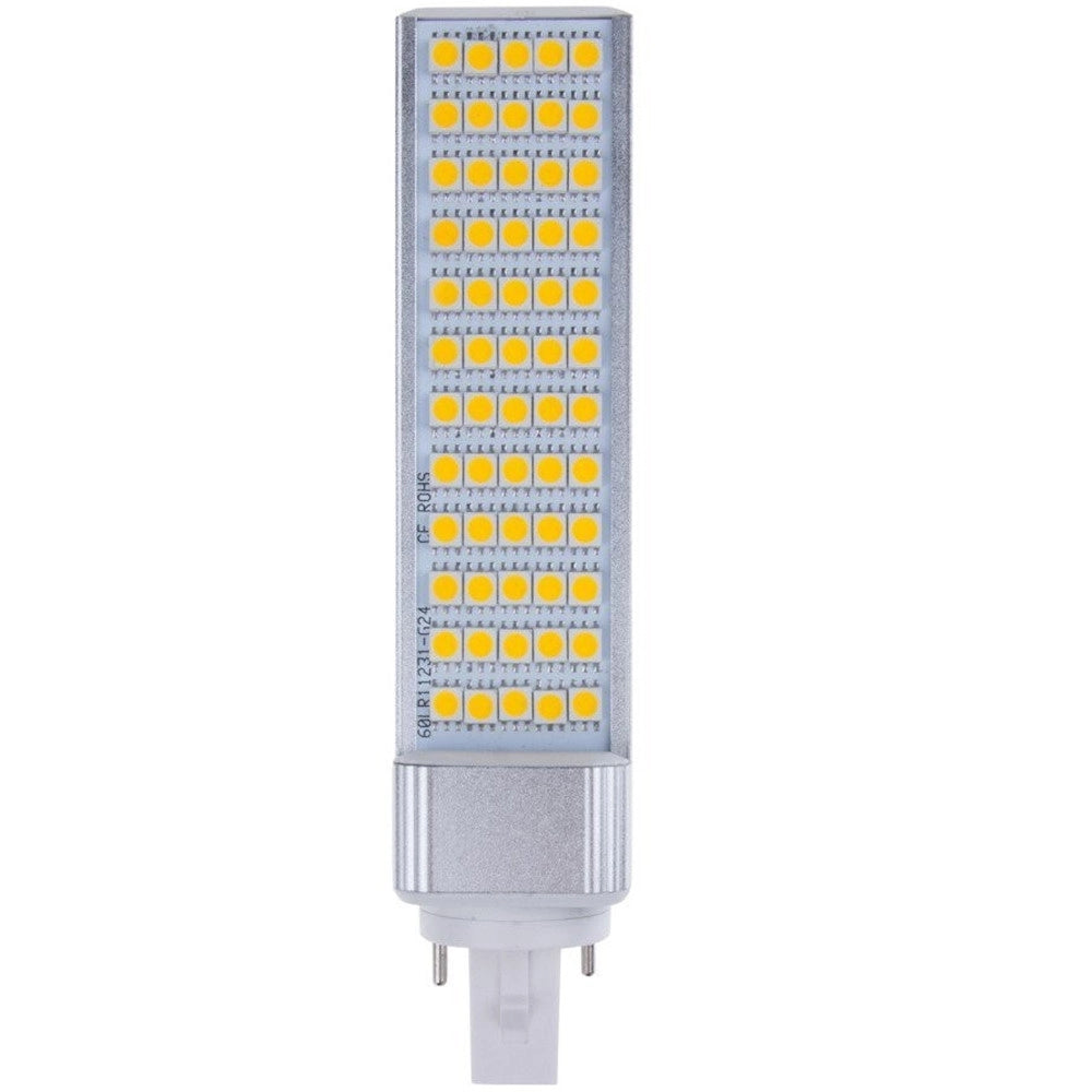 Trade Shop - Lampadina Lampada Faretto G24 Pl 15w 220v 60 Led Luce Bianco Freddo Caldo -