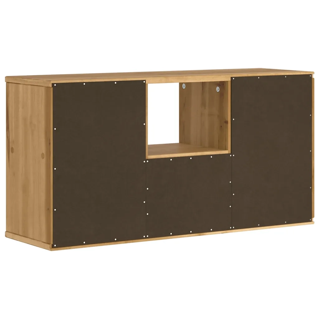 Mobile Porta TV con Cassetto ODDA 79x24x40 cm in Legno di Pino