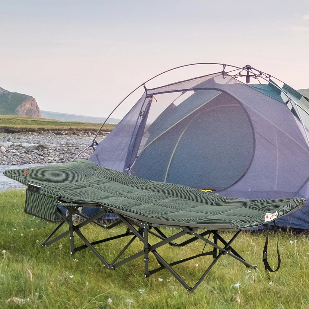 Sdraio pieghevole con schienale regolabile ¨C zephmum ¨C grigio, 68x190x48 cm