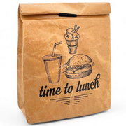 Tas di pranzo termico, isolato, koud o caldo, con chiusura a clip, termico, riutilizzabile, impermeabile all'acqua