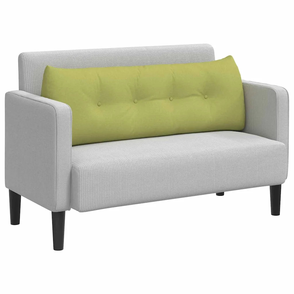 Cuscino per Schiena Verde chiaro 140 x 24 x 50 cm Tessuto