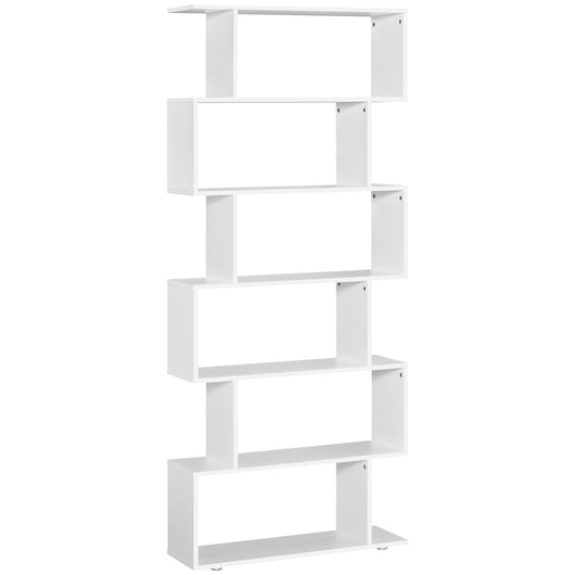 Easycomfort Libreria di Design Mobili Ufficio Scaffale in Legno 80x24x191cm Bianco