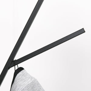 Easycomfort Appendiabiti da Terra Verticale Moderno per Ingresso, 45x45x180cm, Nero