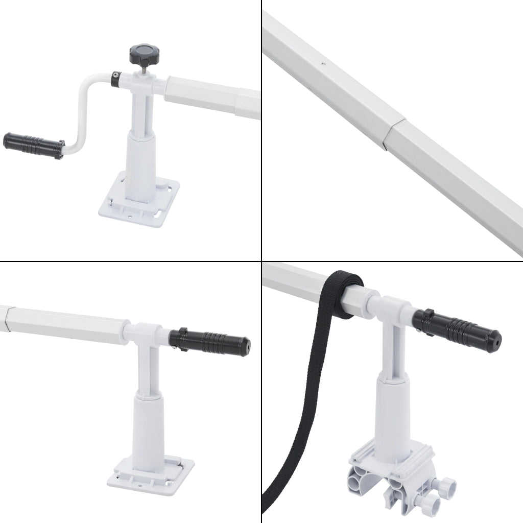 Avvolgitore 'Oliveti' per Telo da Piscina e Solare, Barra Telescopica 147 - 555 cm [en.casa]