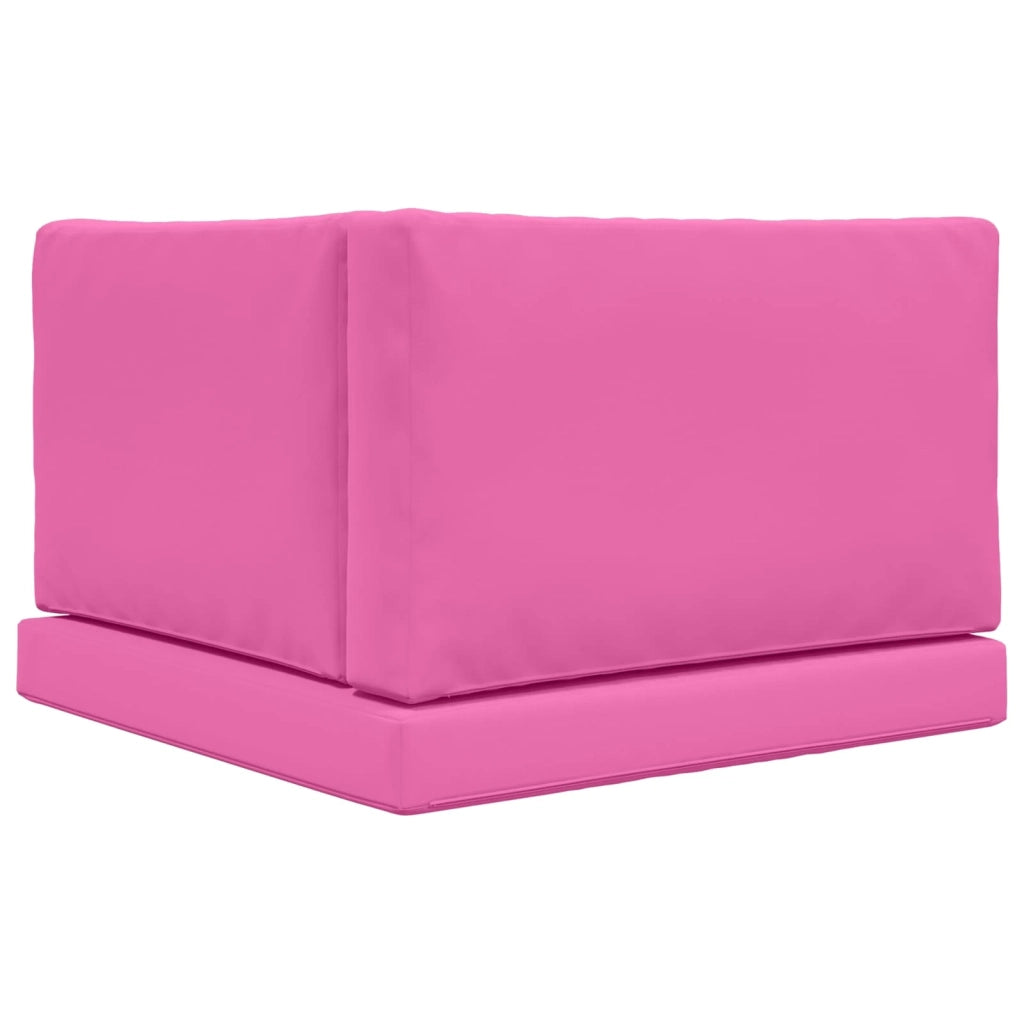 Cuscino per divano da esterno 3 pcs Rosa Poliestere 900878