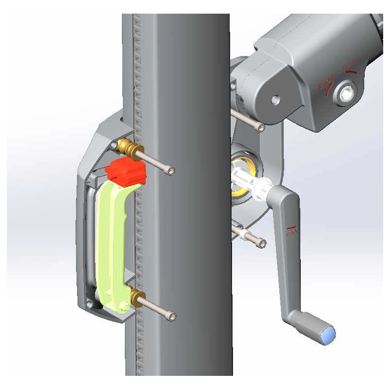 Ombrellone Noah alluminio palo lateraleantracite m3x3h2,42 con cover