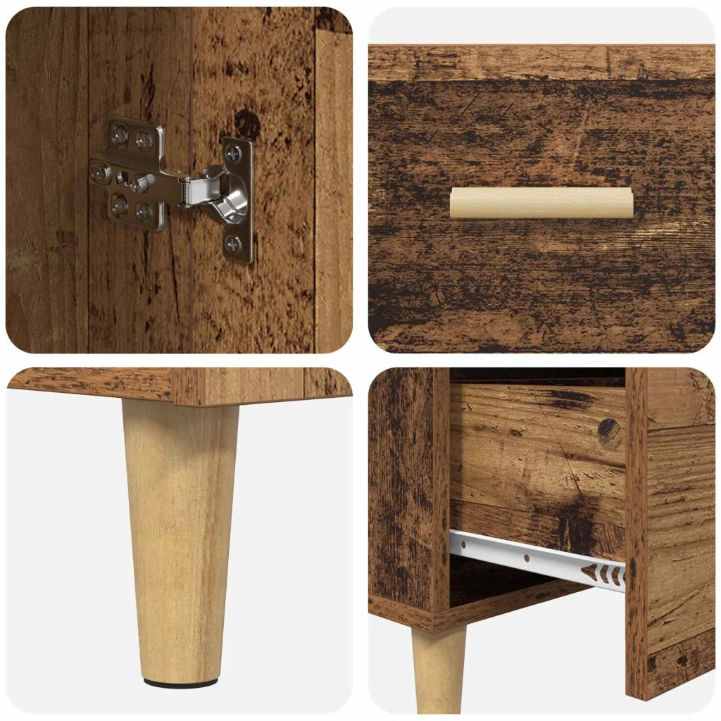 Credenza Legno vecchio 34 x 69.5 x 90 cm Legno multistrato