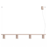 Lampadario KARBON 4 taupe