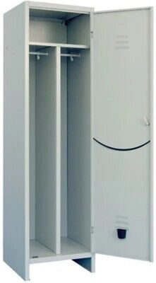 ARMADIO COMPONIBILE IN LAMIERA SPORCO PULITO CON SERRATURA CM. 50x50xH180