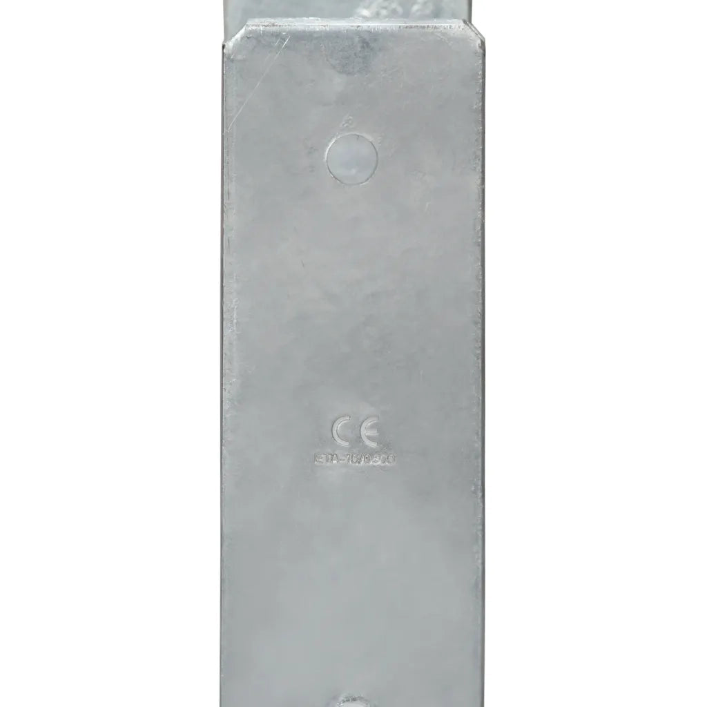 Picchetti per Recinzione 6 pz Argento 14x6x60cm Acciaio Zincato 145309
