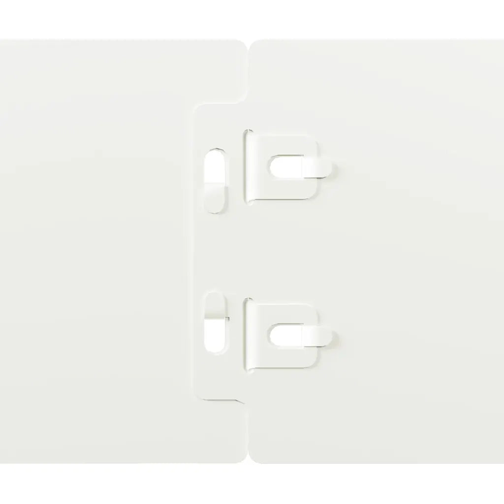 Bordure per Prato 50 pz Bianchi Acciaio Laminato a Freddo