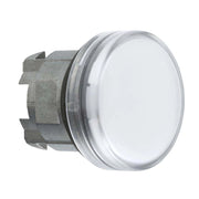 Testa lampada spia 22 gemme lisce bianche led Schneider