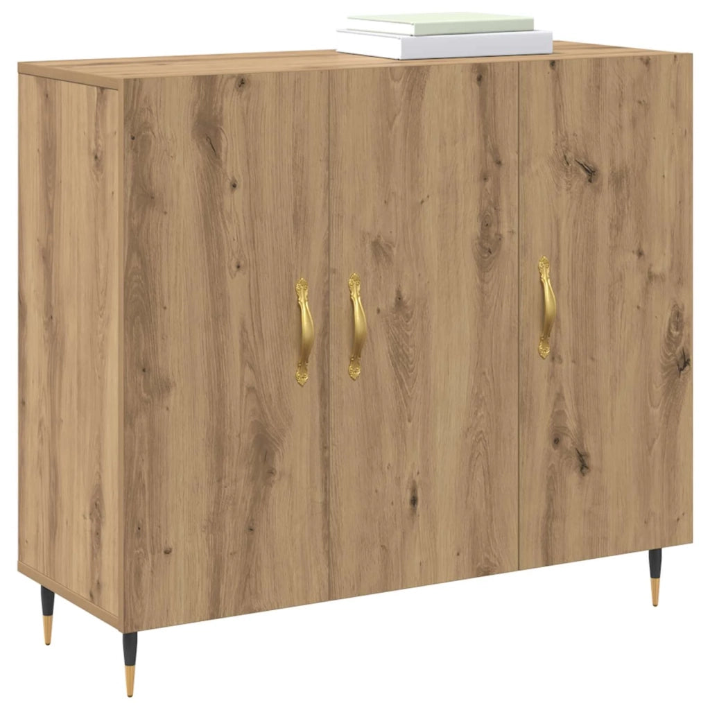 Credenza Rovere artigianale 90 x 34 x 80 cm Legno multistrato 879580