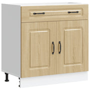 Mobile da cucina ottimizzato con pratiche ante contenitore 80 x 46 x 81,5 cm legno ingegnerizzato rovere Sonoma 02_0049923