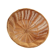 CESTINO INTRECCIATO FORMA TONDA IN PLASTICA PVC 22HX8 CM