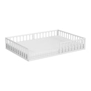 Vitalispa Letto per bambini Bianco 140x200 con materasso
